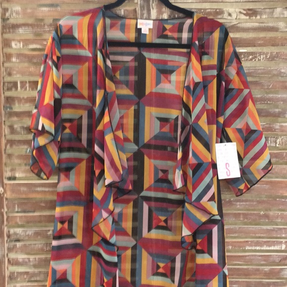 New with tags Lularoe small Monroe black fringe
